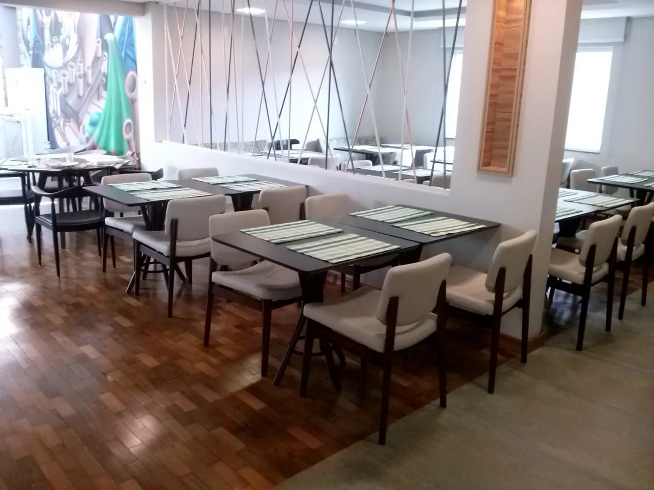 Maria Panela: salão do restaurante