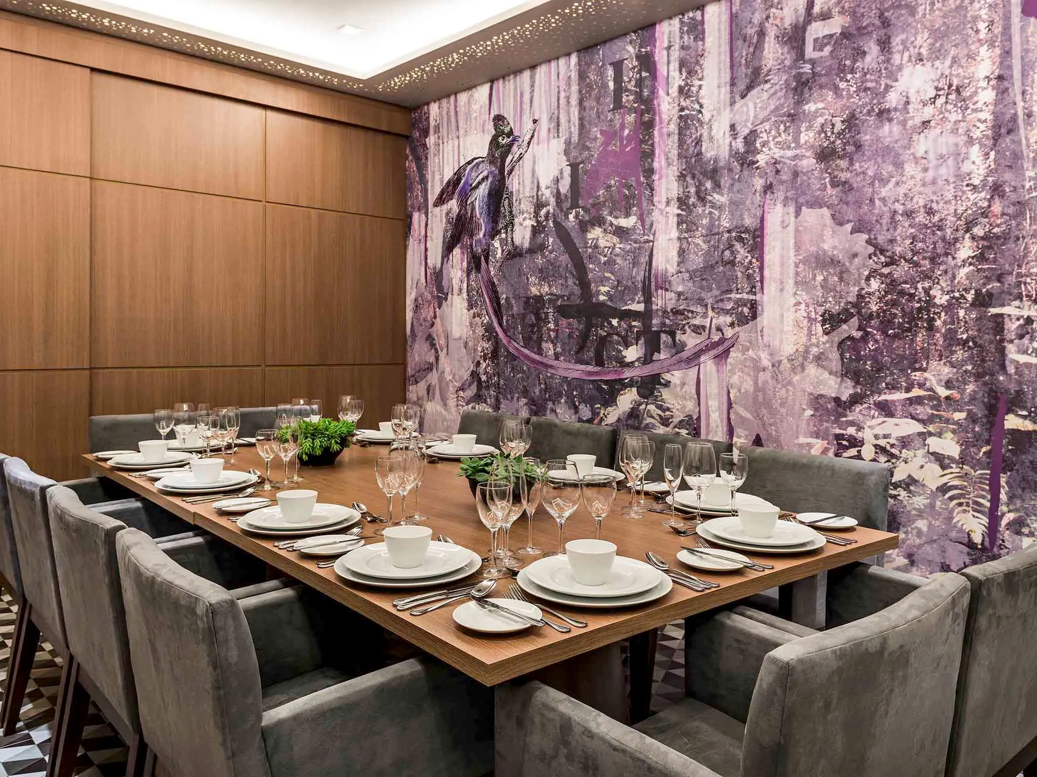 Novotel: sala privativa de refeições