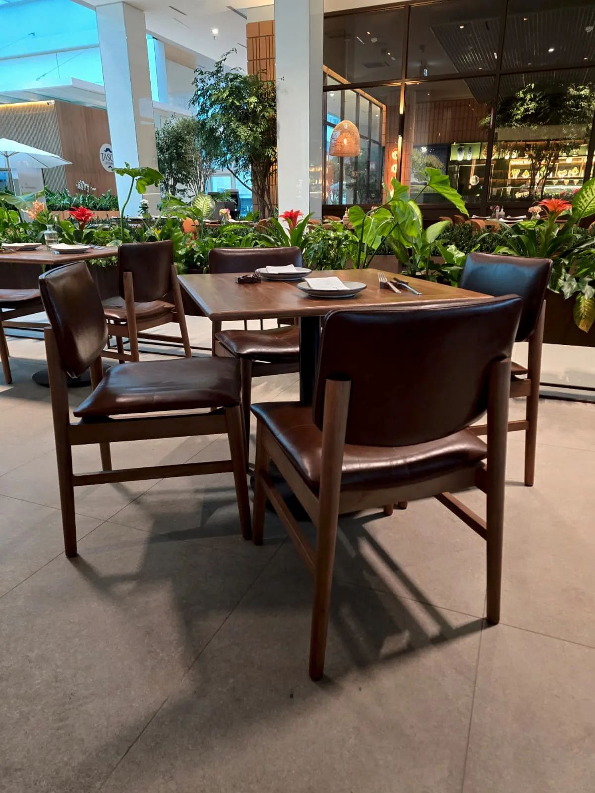 Tuy Bar & Cocina: área externa com jardim